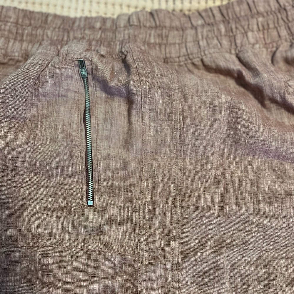 Athleta Rose Wide Leg Pants with Comfortable Fit and linen Fabric size 22 EUC - Picture 8 of 9